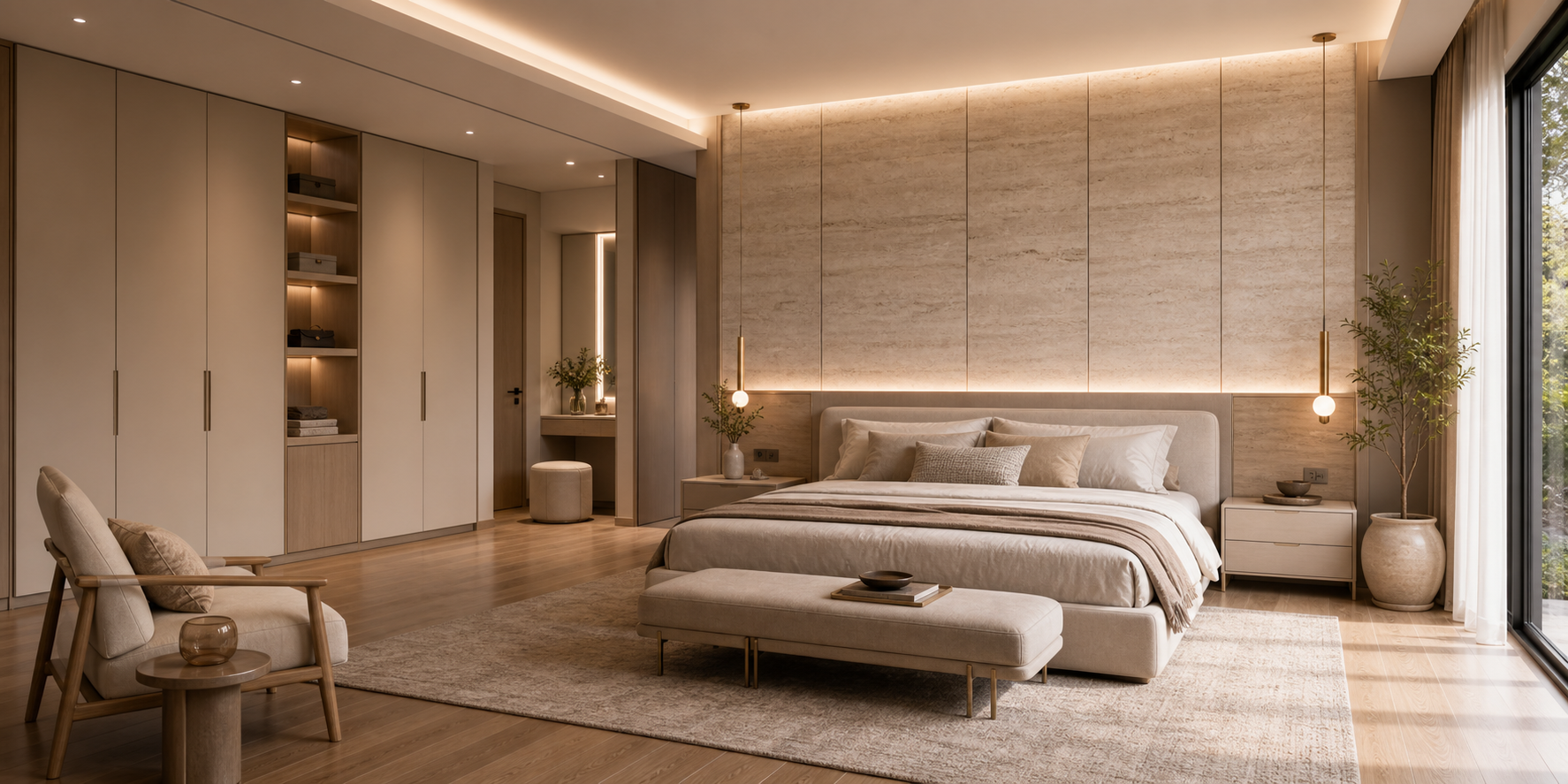VORA Ipoh showroom bedroom wall material display